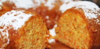 Рецепт морквяного кексу з горіхами