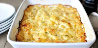 Рецепт картопляної запіканки з сиром