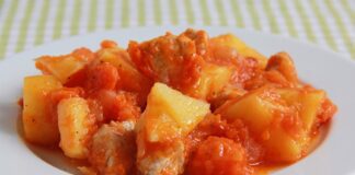 Рецепт овочевого рагу з томатним соусом