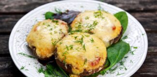 Рецепт фаршированих грибів із сиром