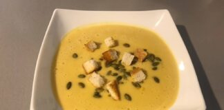 Рецепт пісного гарбузового крем-супу