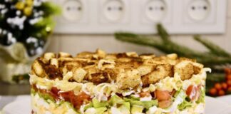 Рецепт смачного салату з куркою