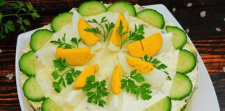 Рецепт смачного салату з куркою