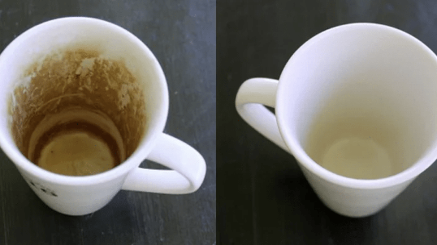 Рецепт домашнього мийного засобу проти нальоту від кави та чаю