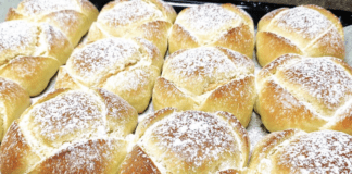 Рецепт літніх булочок до чаю