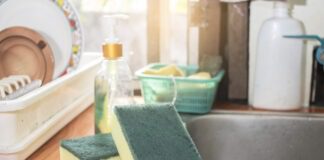 Як вимити губки для посуду