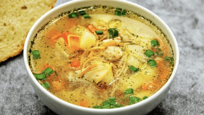 Рецепт смачного супу з куркою Рижик 