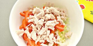 Рецепт салату з пекінської капусти