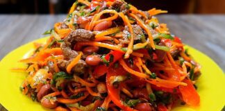 Як приготувати смачний та швидкий салат до столу 