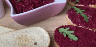 Рецепт смачної намазки на хліб з буряка