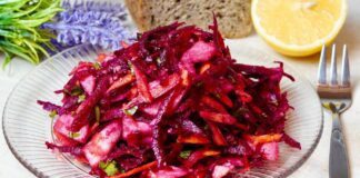 Мега вітамінний салат з буряка: покроковий рецепт