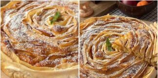 Ділюсь смачним та швидким рецептом літнього пирога з персиками