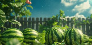 Як виростити велетенські кавуни на городі 