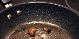 Як прибрати застарілий жир зі сковорідки