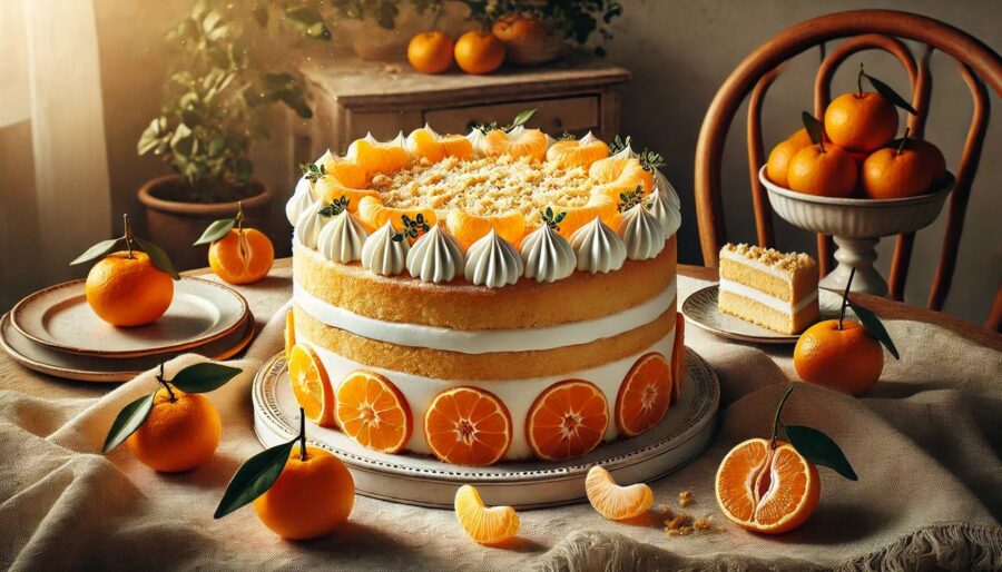 Кулінари поділилися рецептом торта з мандариновими кірками