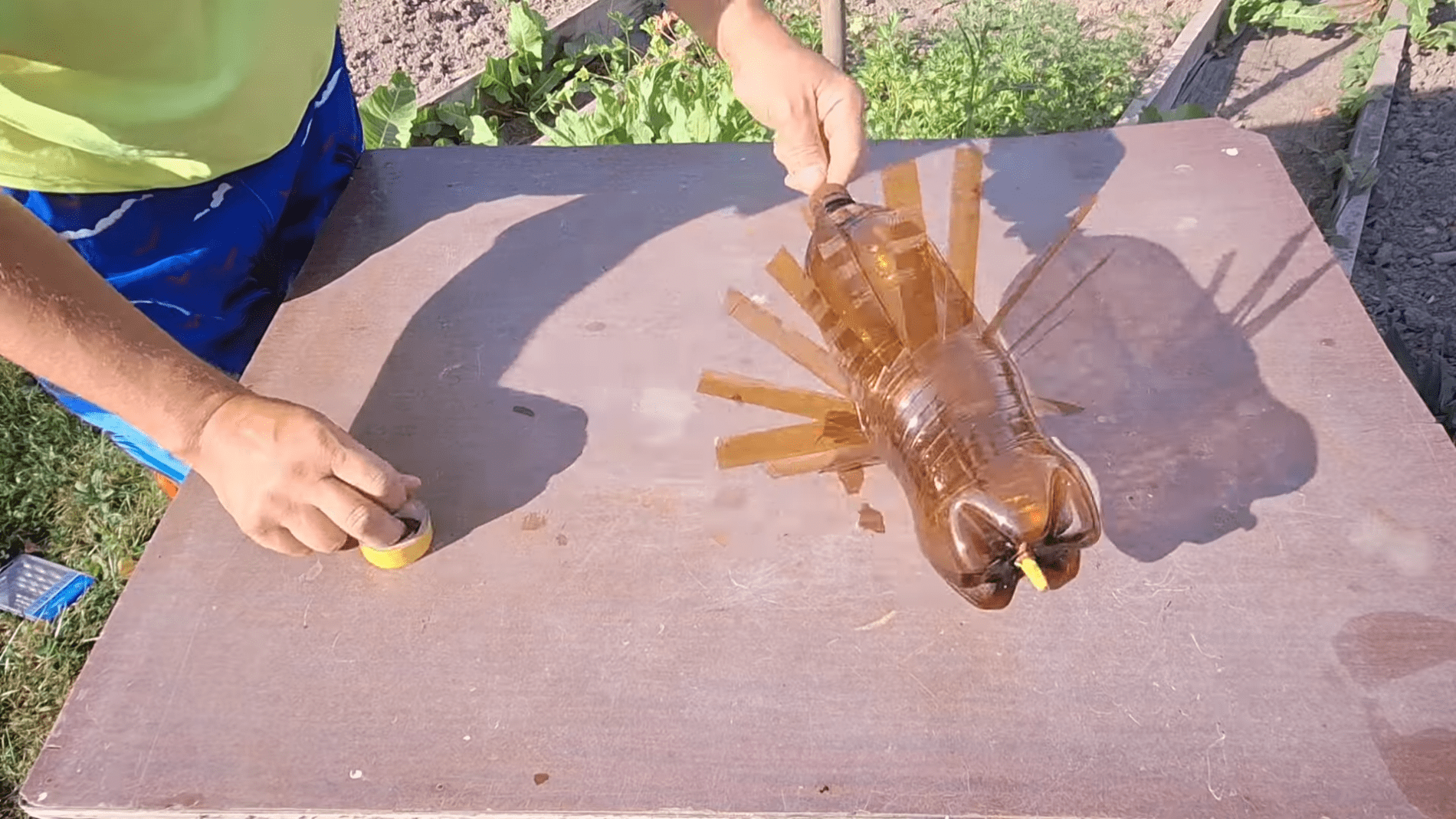 Експерти розповіли, як легко зробити відлякувач птахів та кротів