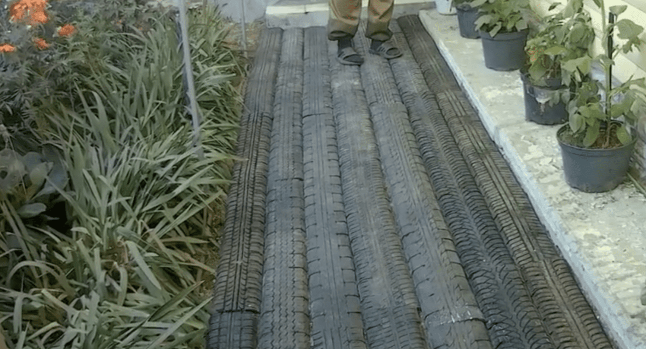 Експерти розповіли, як зробити садові доріжки зі старих шин