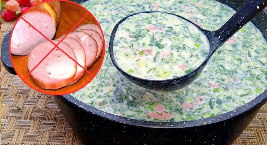 Ковбаса – минуле століття: в окрошку додаю 1 продукт, що замінив “канцерогенне” м’ясо. Літній суп із користю 