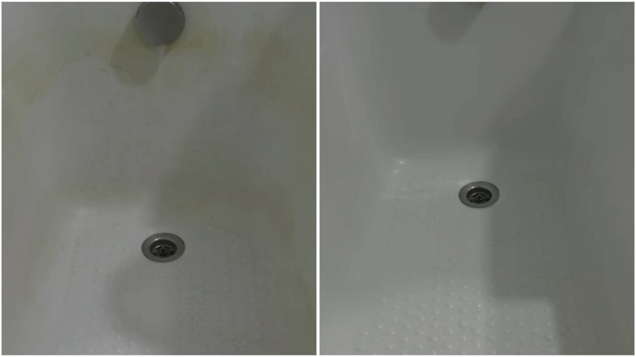 Господині розповіли, як прибрати іржу і наліт у ванній Господині розповіли, як прибрати іржу і наліт у ванній