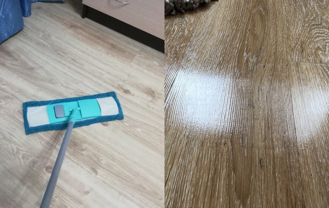 Як правильно мити підлогу, щоб не було розводів