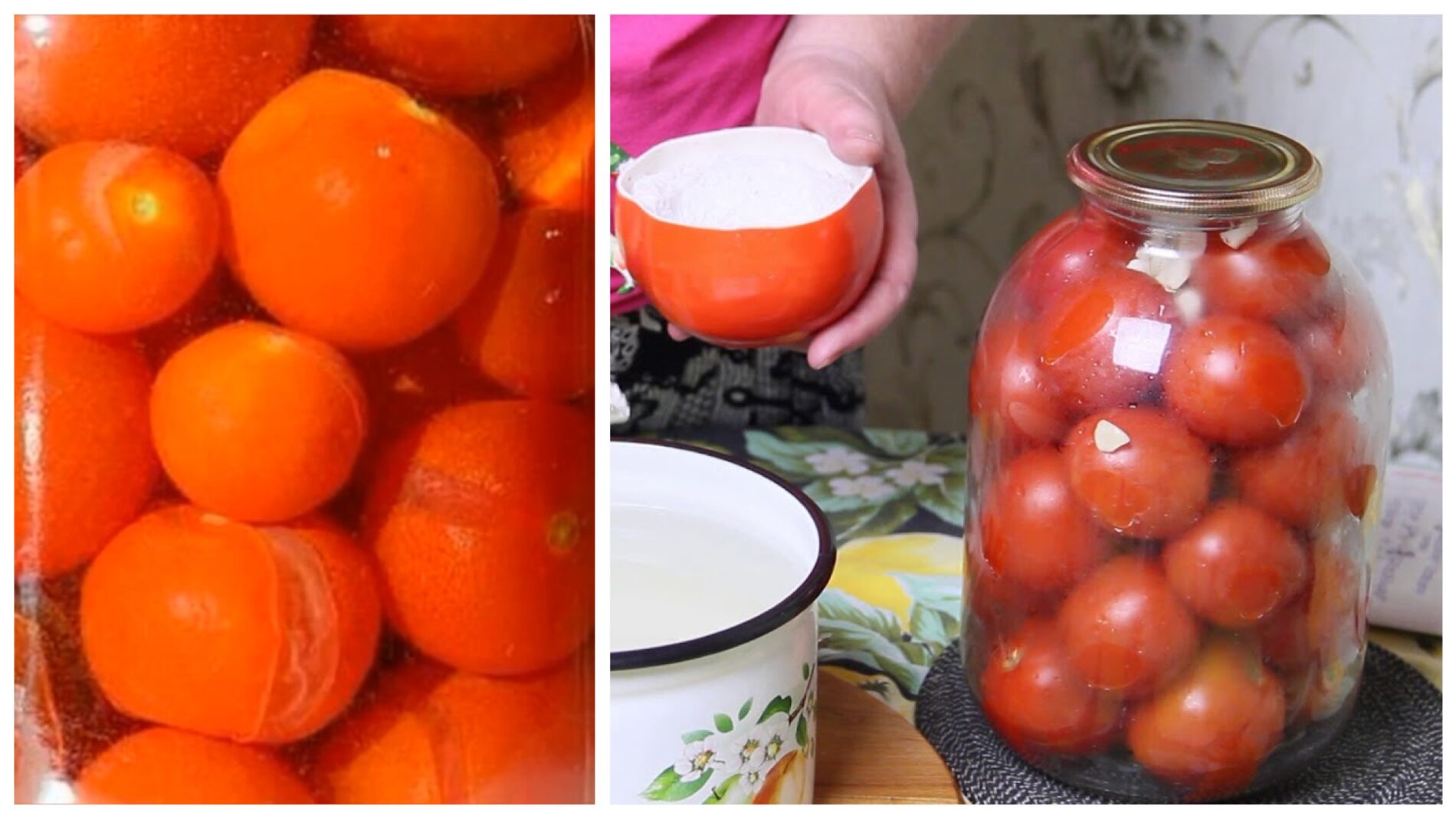 Господині розповіли, що додавати в консервацію, щоб помідори не тріскалися 