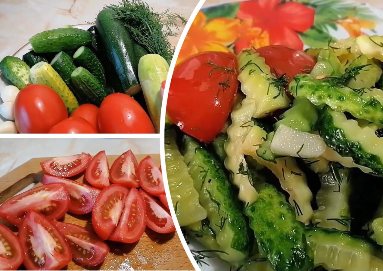 Як приготувати смачний салат з малосольних овочів