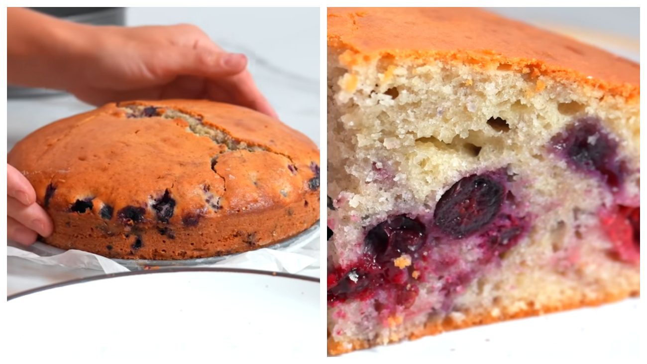 Кондитери поділилися швидким рецептом домашнього ягідного пирога