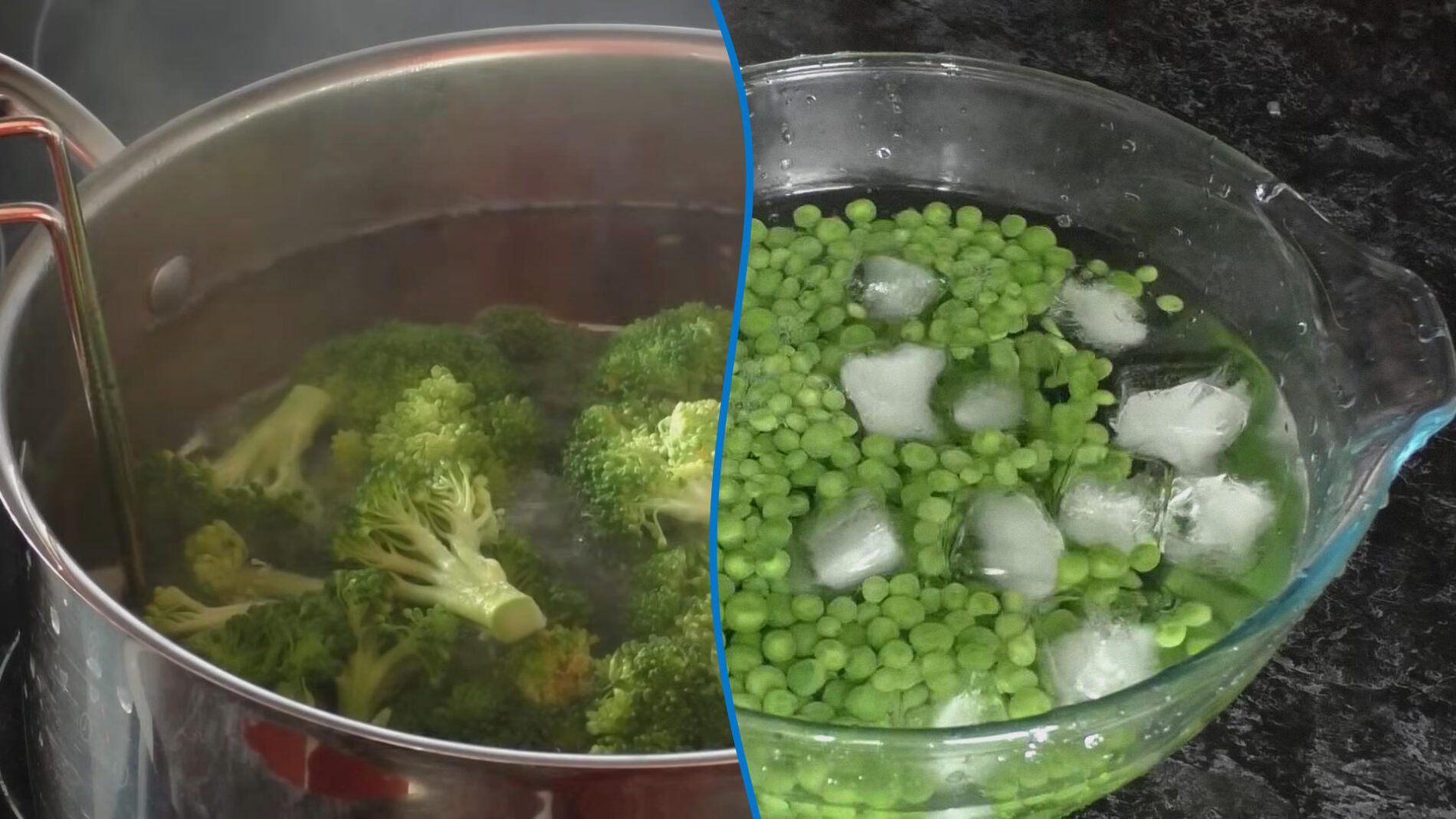 Овочі перед заморожуванням необхідно бланшувати