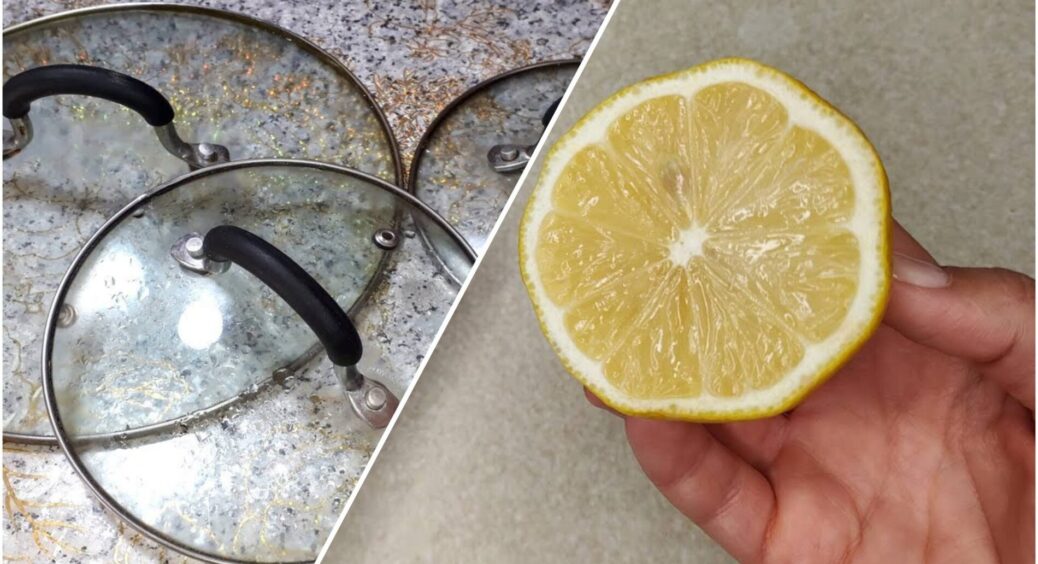 Взяла лише 1 лимон і натерла ним кришку сковороди: вона засяяла, як нова – простий трюк для господинь 