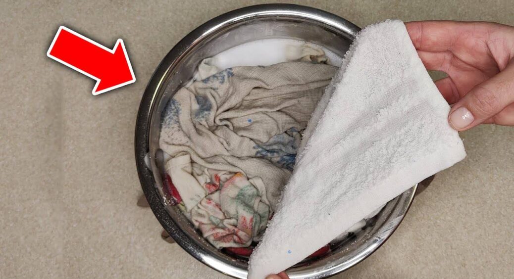 Перед святами замочую “замизгані” кухонні рушники так – жир і плями відходять за 20 хвилин 