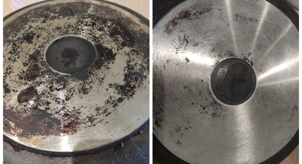 Залила окропом 1 “штучку” – і сковорідка стала чистою на 110%: нагар відлетів пластівцями без моєї участі 