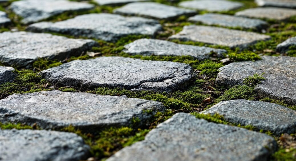 Добре, що у кума ясна голова – розповів, як вивести мох на бруківці: “дармовий” засіб із кухні врятував двір 
