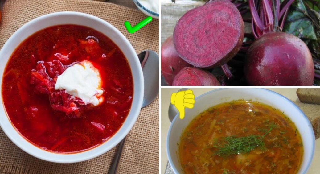 Борщ не виходить червоним? Виправляємо! Лише 2 дії зроблять страву рубінового кольору і без томатної пасти 