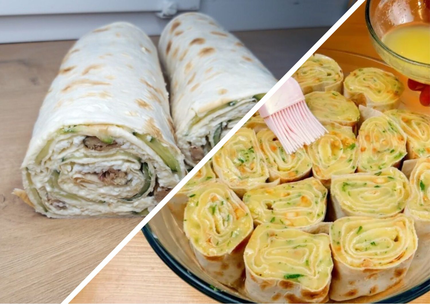 Як приготувати смачні рулетики з лаваша