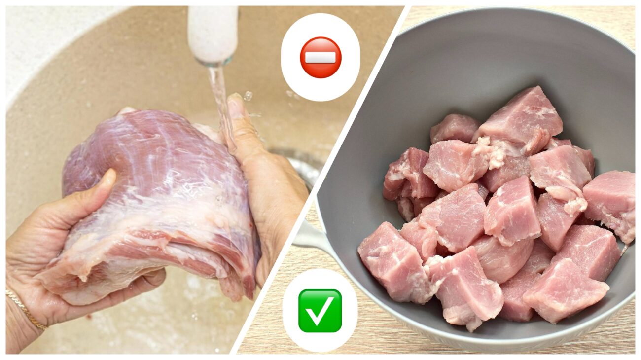 Експерти розповіли, чому не можна мити мʼясо у раковині 