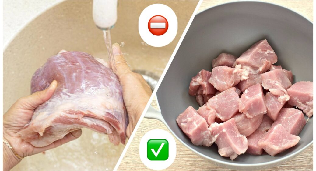 Раніше мила мʼясо у раковині, але виявляється, цього категорично не можна робити: експерти пояснюють чому 