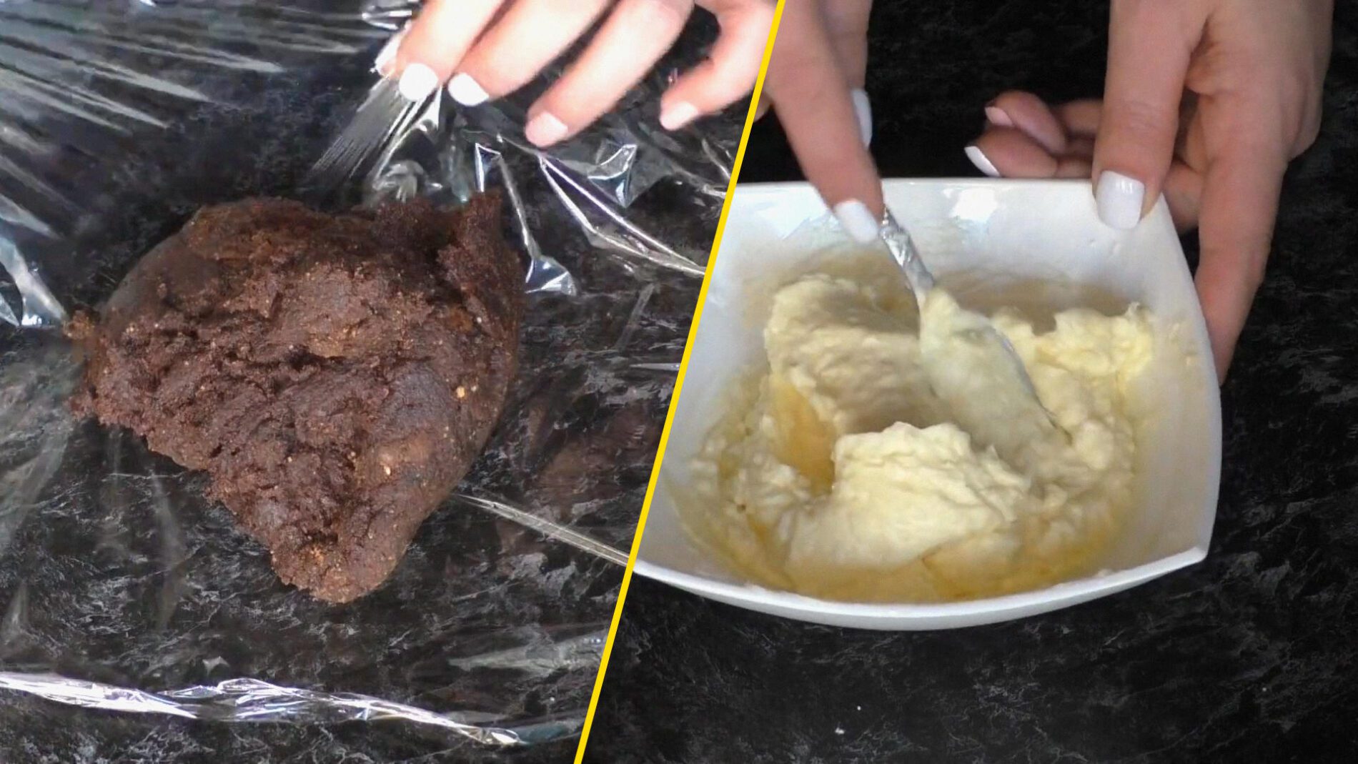 Рулет зі смаком Баунті з простого печива та какао