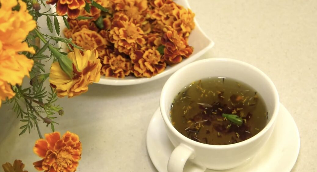 Осінніми вечорами пʼю чай із “вогників” за рецептом бабусі: сушу чорнобривці – і насолоджуюсь мʼяким смаком 