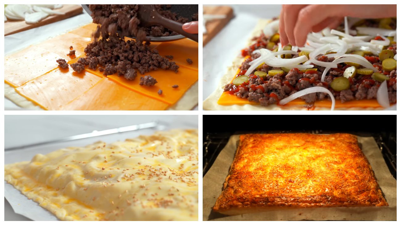 Кулінари поділилися рецептом домашнього пирога-чизбургера