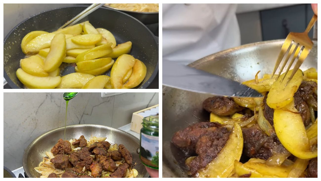 Кулінари розповіли, як приготувати печінку з яблуками
