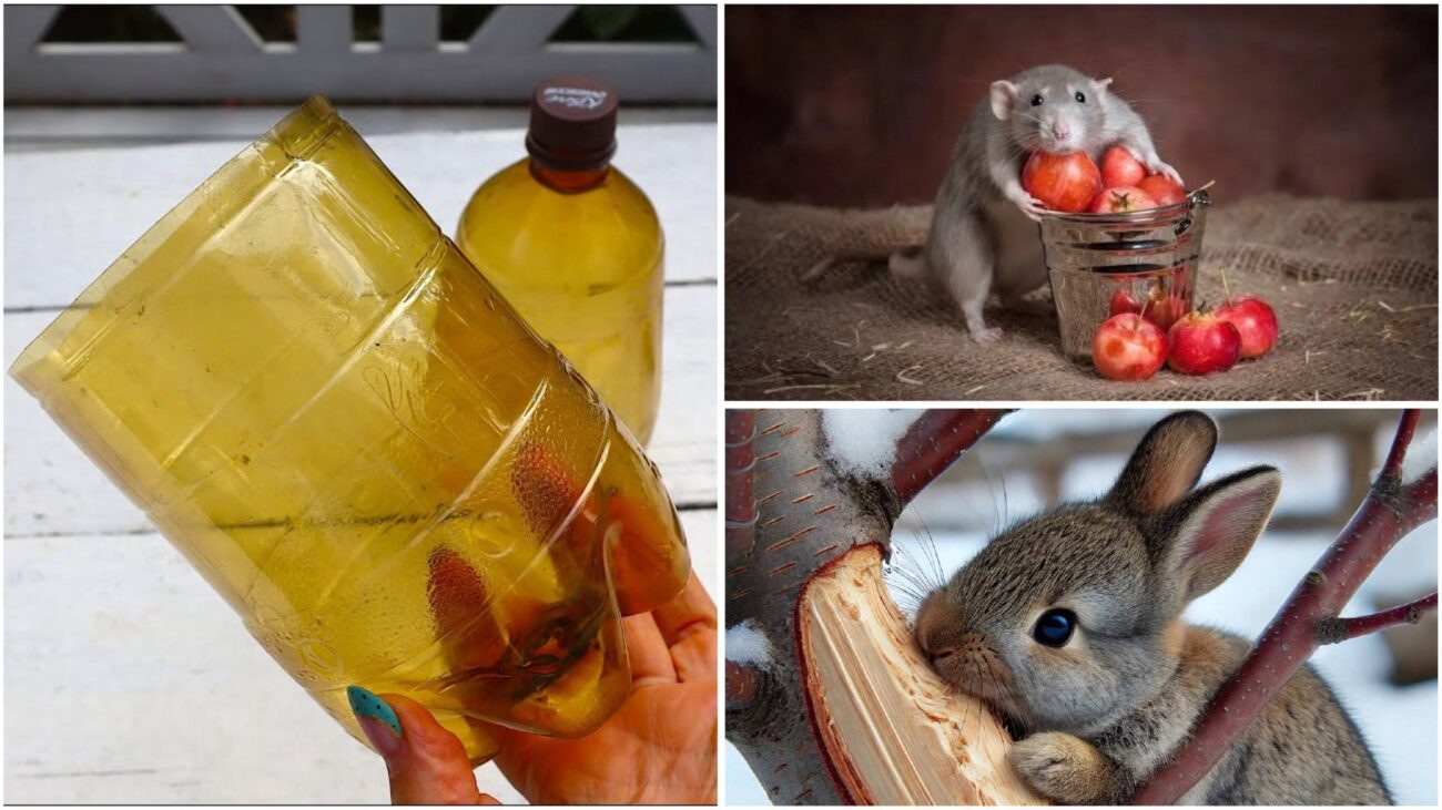 Садівники поділилися трюком із пляшкою для захисту дерев від мишей та зайців