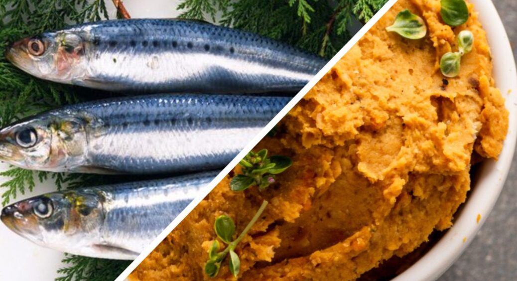 На червону ікру більше не витрачаюсь: беру оселедець та манку й намащую на хліб. Смакота! Рецепт намазки 