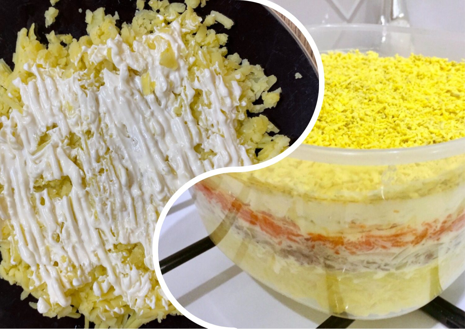 Як приготувати оригінальний салат Мімоза