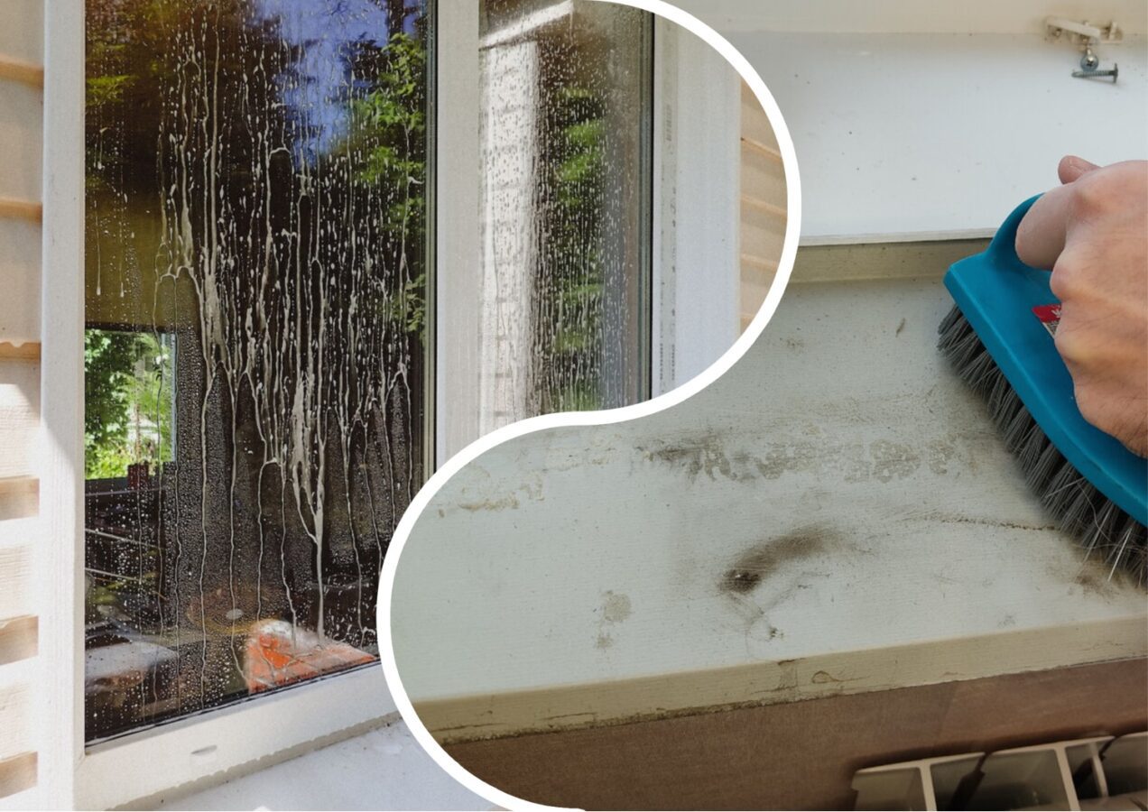 Як очистити підвіконні від бруду та плям