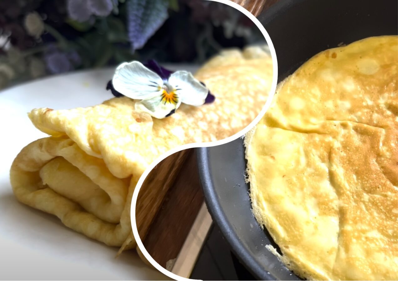 Кулінари поділилися рецептом млинців з двох інгредієнтів