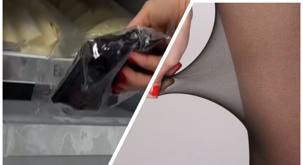 Вже 10 років заморожую капронові колготи, а ефекту дивуюся — наче вперше: роблю це щойно пришла з вулиці 