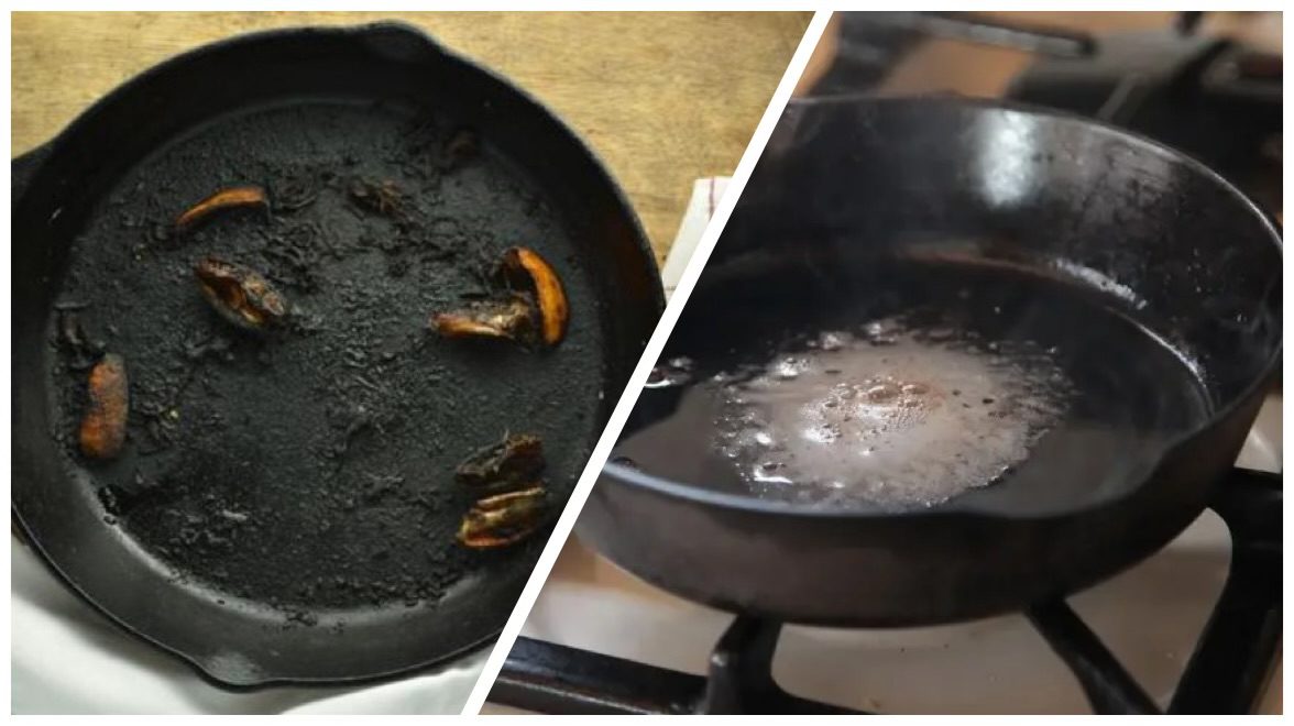 Господині розповіли, як відмити сковорідку від старого нагару 