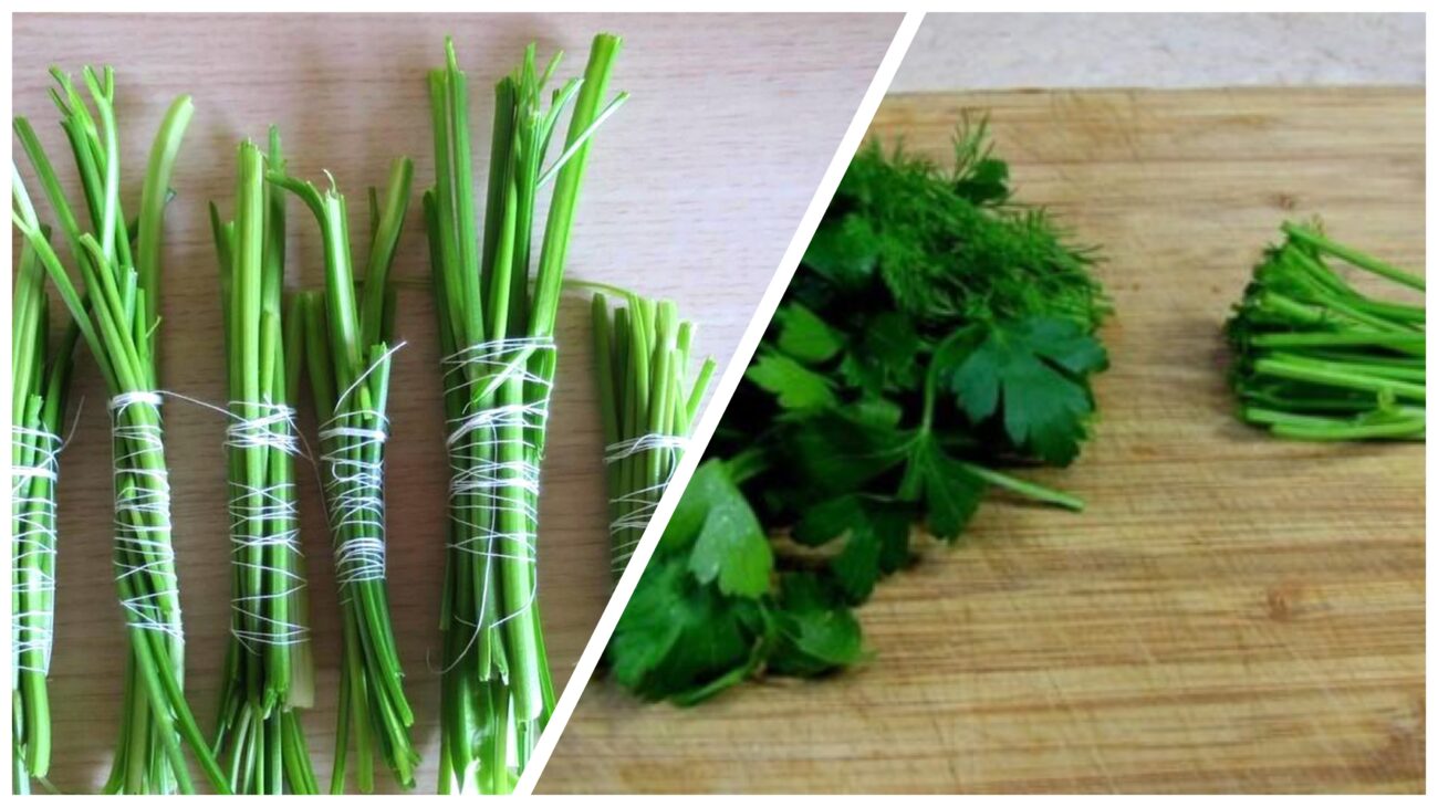 Господині розповіли, як можна використовувати стебла від зелені 