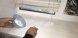 Як очистити підвіконня від жовтизни