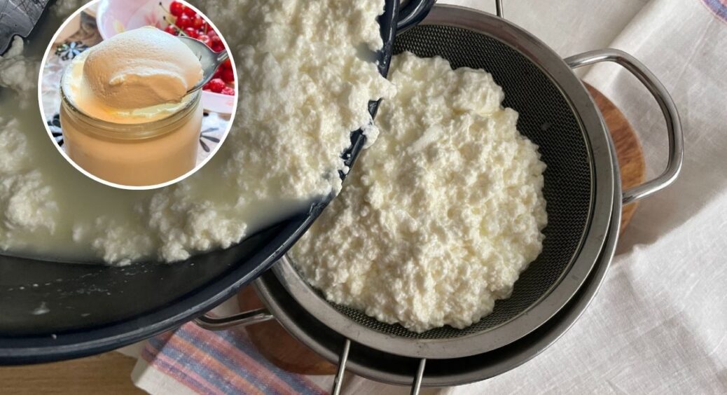 Сметана зіпсувалась, але я її не викидаю: додаю 1 інгредієнт – і за 5 хвилин виходить “домашній сир”. Смачно 